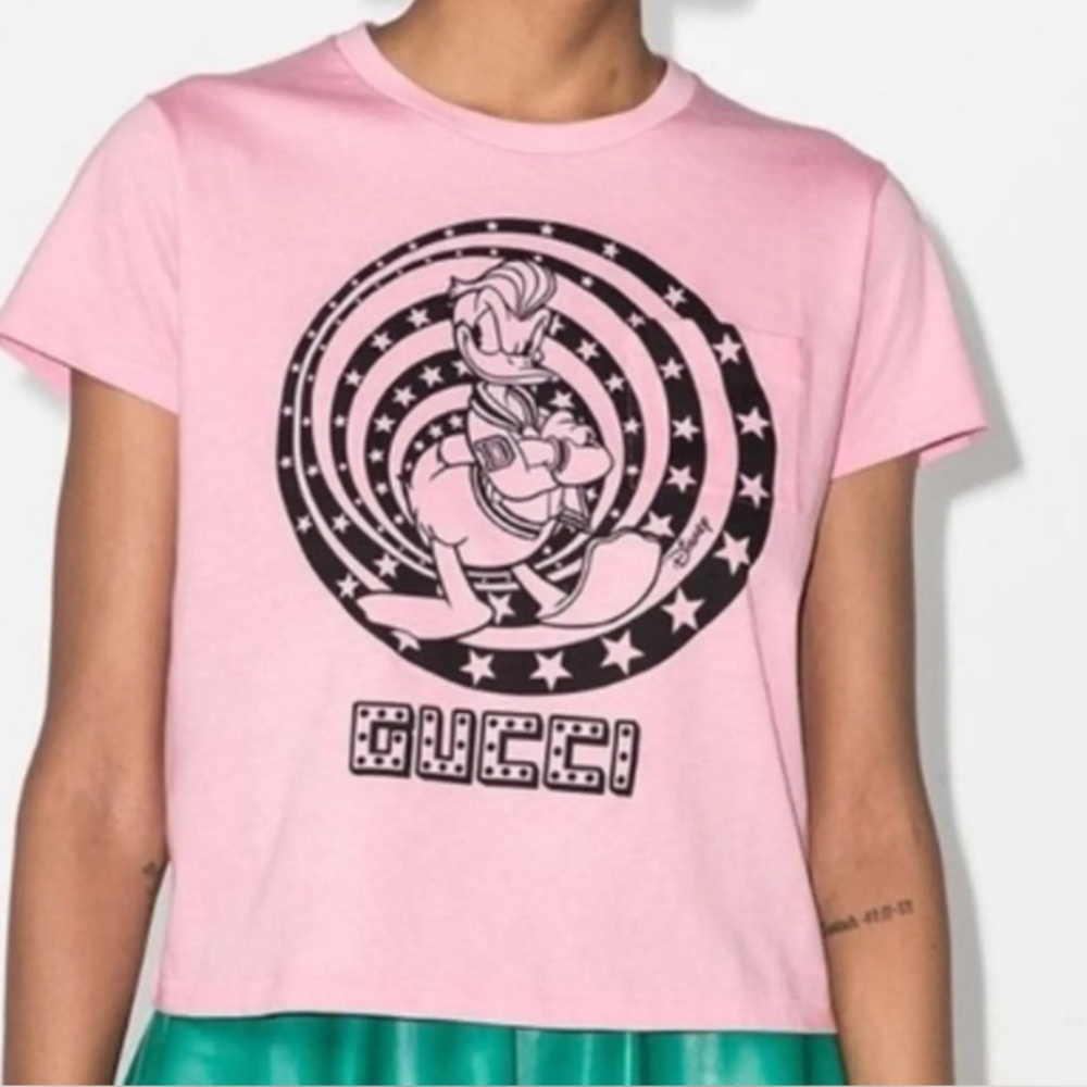 Gucci x Disney Pink Tee size small